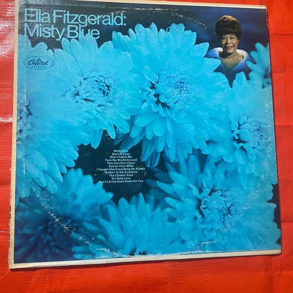 Ella Fitzgerald Misty Blue 1968 Capitol Records Vinyl Album